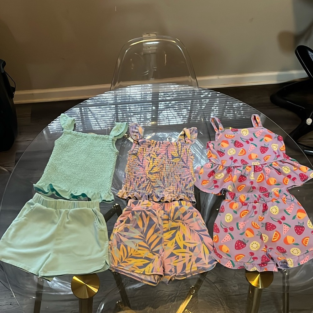 Toddler girl 3 piece matching sets
